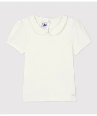 PETIT BATEAU 衿付き半袖Tシャツ