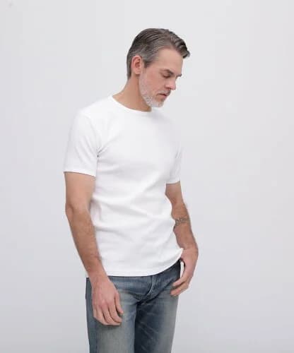 AVIREX 《DAILY/デイリー》MINI WAFFLE S/S CREW NECK T-SHIRT/ミニワッフル 半袖 クルーネック Tシャツ