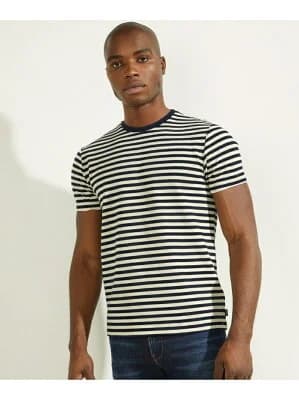 GUESS (M)Finn Pique Striped Tee