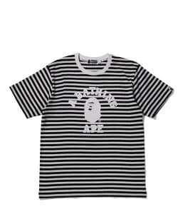 A BATHING APE COLLEGE HOOP TEE M BAPEC