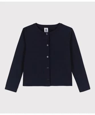 PETIT BATEAU ダブルジャージカーディガン