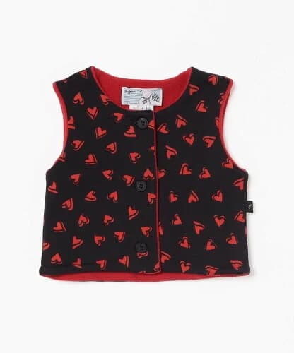 agnes b. ENFANT JHU0 L GILET ベビー リバーシブルベスト