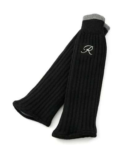 JUN&ROPE’ RIBニットロングレッグウォーマー