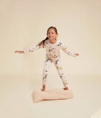 PETIT BATEAU チュビックプリント長袖パジャマ