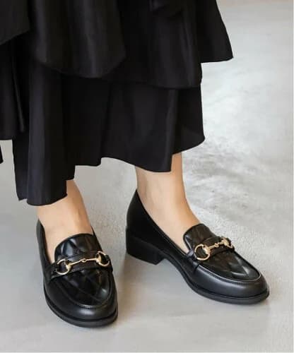 RANDA キルティングローファーシューズ