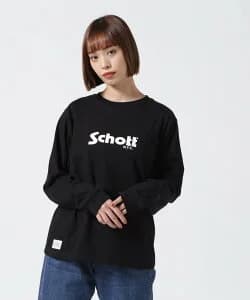 Schott BASIC LOGO LS T-SHIRT/ベーシックロゴ ロングTシャツ