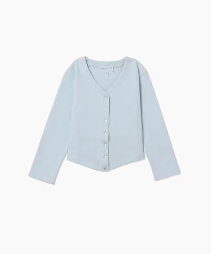 agnes b. ENFANT J630 E CARDIGAN キッズ Vネックカーディガン