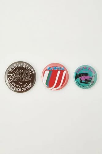 RODEO CROWNS WIDE BOWL 90's ASSORT BADGE