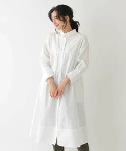 HIROKO BIS 【洗える】ワイドシルエットシャツワンピース
