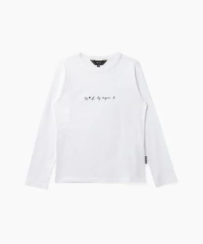 To b. by agnes b. WM40 TS ロゴロングスリーブ Tシャツ