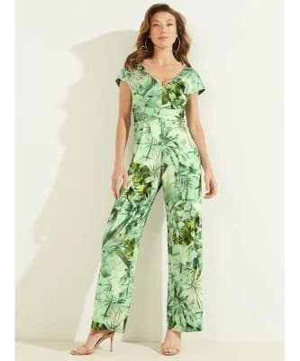 GUESS (W)All Over Print Jumpsuit