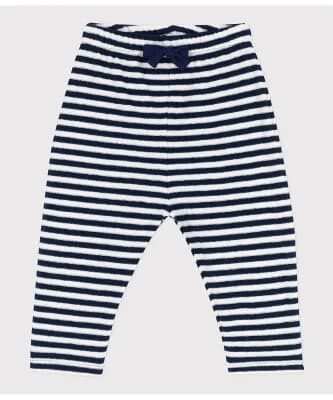PETIT BATEAU パイルボーダーパンツ