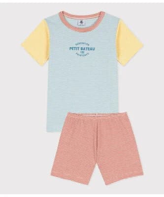 PETIT BATEAU ミラレ半袖パジャマ