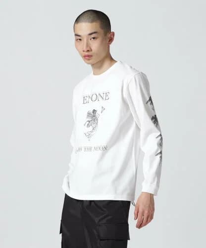 B'2nd ENONE エノン/ACROSS THE MOON PRINT TEE