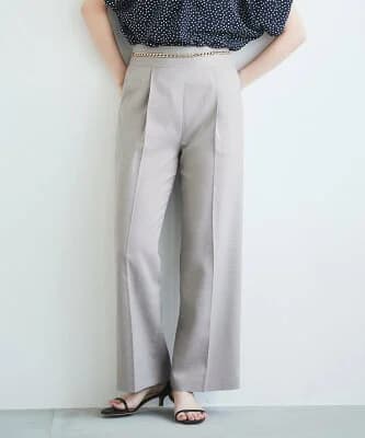 le.coeur blanc ウエストチェーンツキパンツ