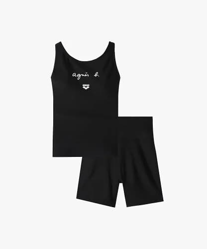 agnes b. FEMME JIE3 MAILLOT ARENA agnes b. x arena セパレーツ