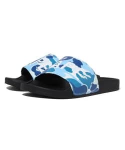 A BATHING APE ABC CAMO SLIDE SANDALS M2