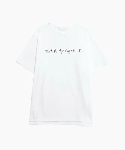 To b. by agnes b. WM40 TS ニューロゴボーイズTシャツ