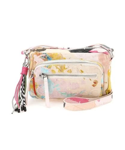 Desigual ペイント ミニクロスボディバッグ