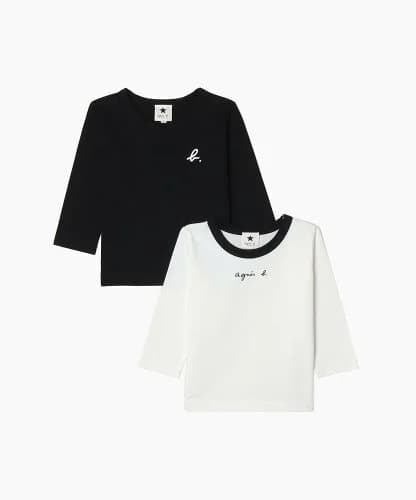 agnes b. JPT1 E TS キッズ ロングスリーブTシャツ 2枚組