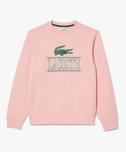 LACOSTE 【EC限定】3Dプリントクラシッククルーネックスウェット トレーナー