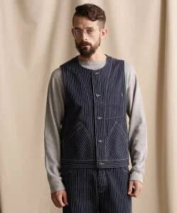 Schott OLD HICKORY DENIM VEST/オールドヒッコリーデニムベスト