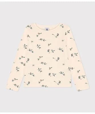 PETIT BATEAU プリント長袖Tシャツ