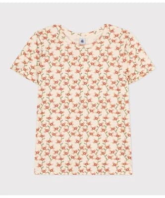 PETIT BATEAU プリント半袖Tシャツ