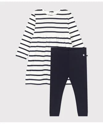 PETIT BATEAU マリニエールワンピースセット