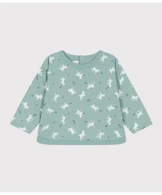 PETIT BATEAU チュビックプリント長袖Tシャツ