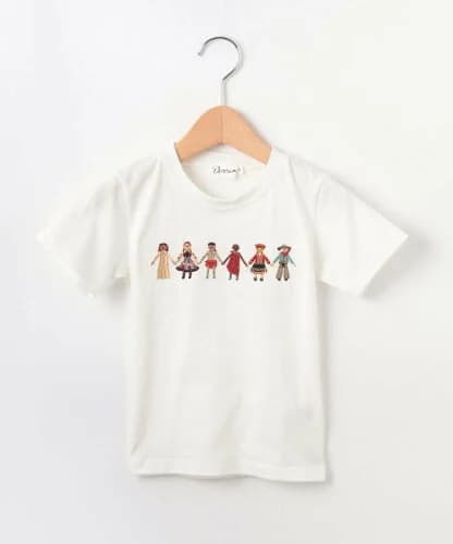 Dessin 世界の民族刺繍Tシャツ