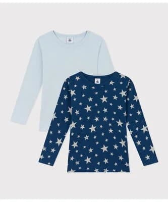 PETIT BATEAU 長袖Tシャツ2枚組