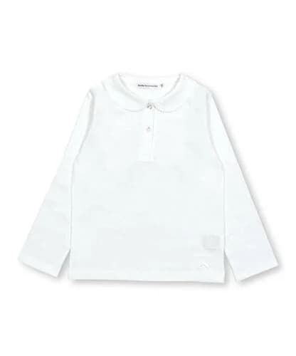 BEBE ONLINE STORE ベーシック丸襟コットンブラウス(95~150cm)