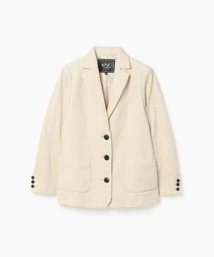 To b. by agnes b. 【セットアップ対応商品】WU72 VESTE コーデュロイテーラードジャケット