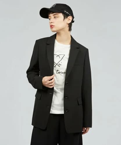 To b. by agnes b. WK50 VESTE マニッシュジャケット