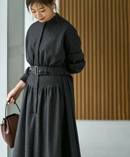 ROPE' ウールジャージーワンピース【エディター三尋木奈保さんコラボ】