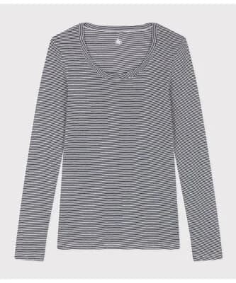 PETIT BATEAU 1x1ライト長袖Tシャツ