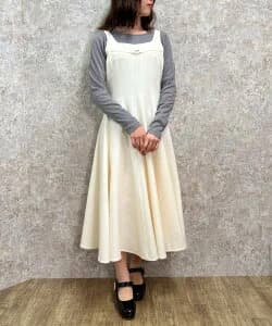axes femme フレアーシルエットジャンスカ