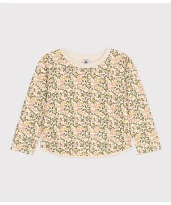 PETIT BATEAU チュビックプリント長袖Tシャツ