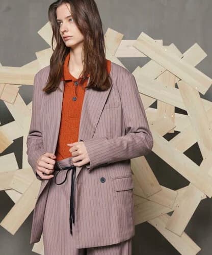 MAISON SPECIAL 【LIMITED EDITION】Dress-Fit Peaked Lapel Double Breasted Tailored Jacket