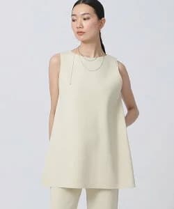 INDIVI（インディヴィ）スリーブレスチュニックニット