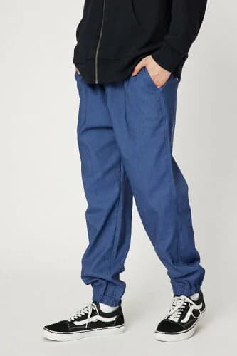 RODEO CROWNS WIDE BOWL MENS DENIM D/S EASY JOG PANTS