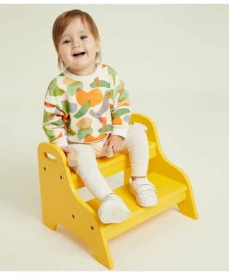 PETIT BATEAU プリントスウェットプルオーバー