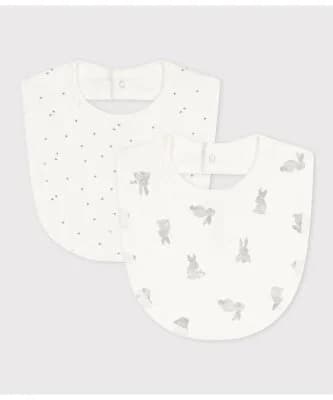 PETIT BATEAU スタイ2枚組