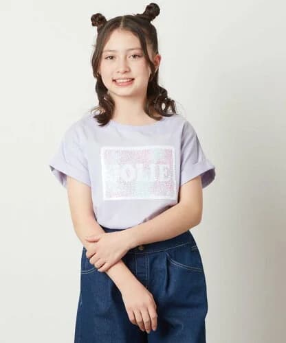 a.v.v [140-150]スパンコールTシャツ