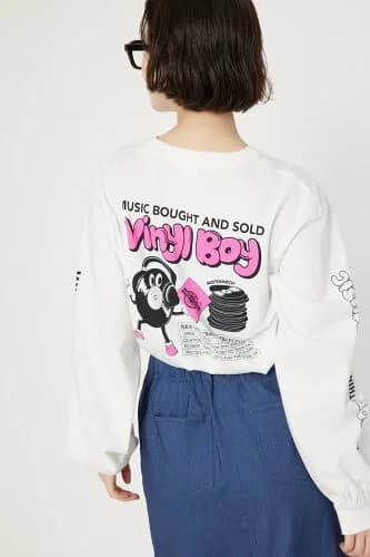 RODEO CROWNS WIDE BOWL VBボリュームアーム L/S Tシャツ