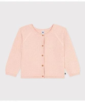 PETIT BATEAU コットンニットカーディガン