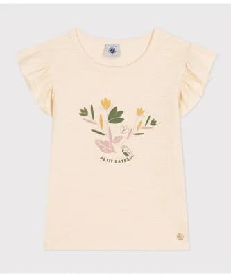 PETIT BATEAU プリント半袖Tシャツ