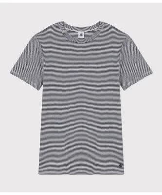 PETIT BATEAU ミラレクルーネック半袖Tシャツ