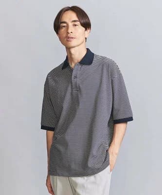 UNITED ARROWS ミジンボーダー ポロシャツ